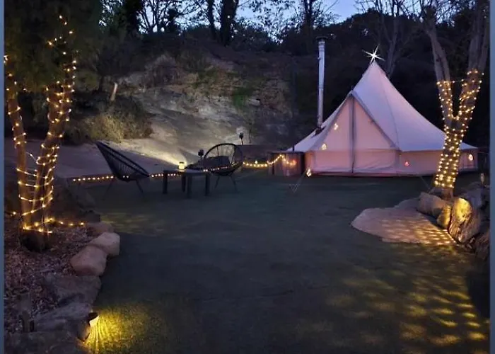 Luxusní stan Fairy Cove At Rosemount Glamping *